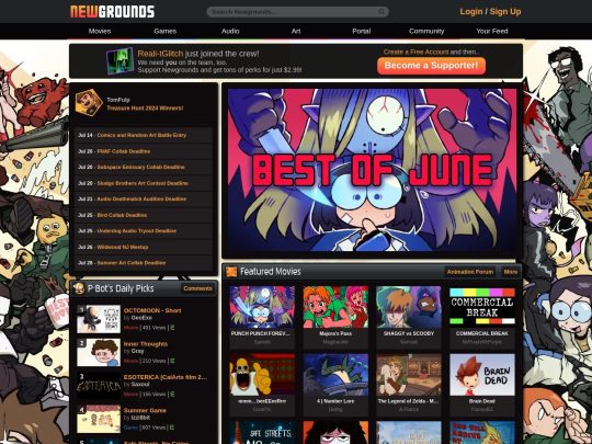 NewGrounds Adult