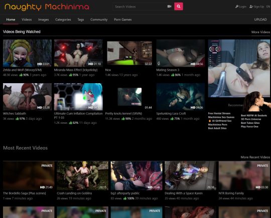 Naughty Machinima