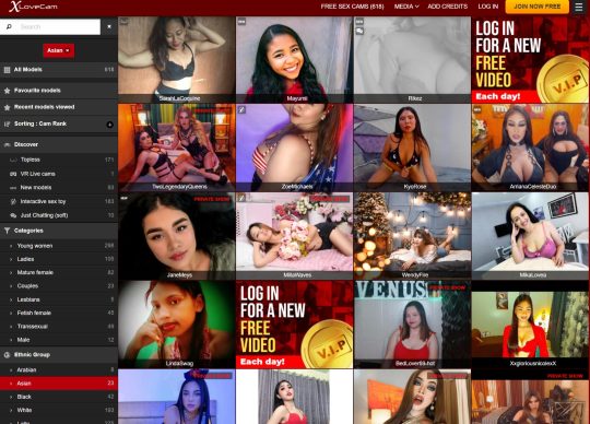 XloveCam Asian